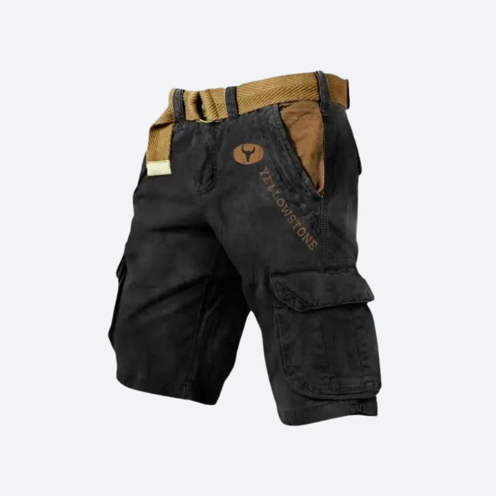 Pantalones cortos cargo para hombre, elegantes y funcionales - Marky