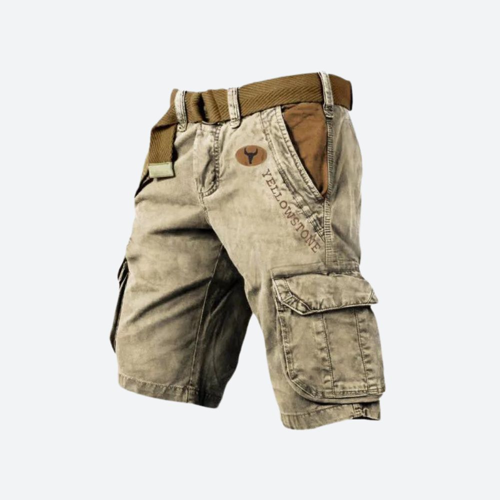 Pantalones cortos cargo para hombre, elegantes y funcionales - Marky