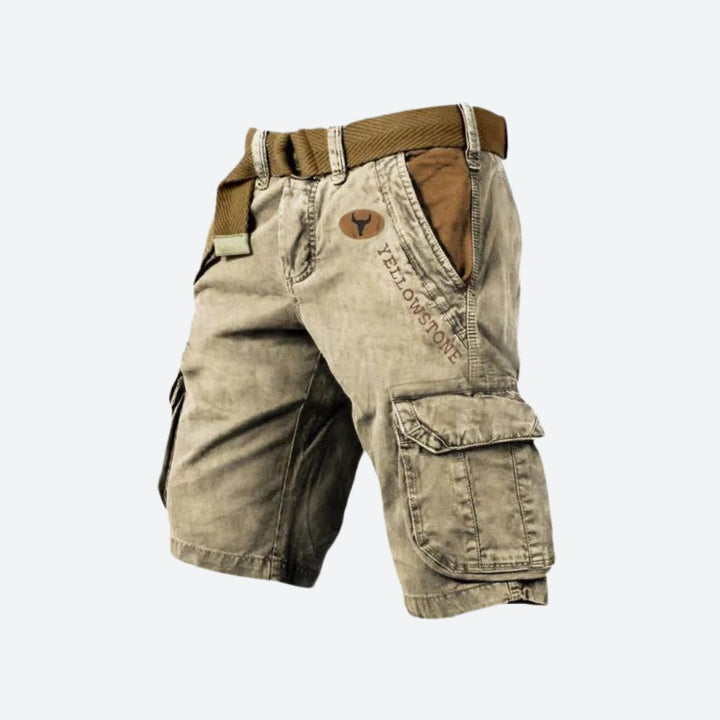 Pantalones cortos cargo para hombre, elegantes y funcionales - Marky
