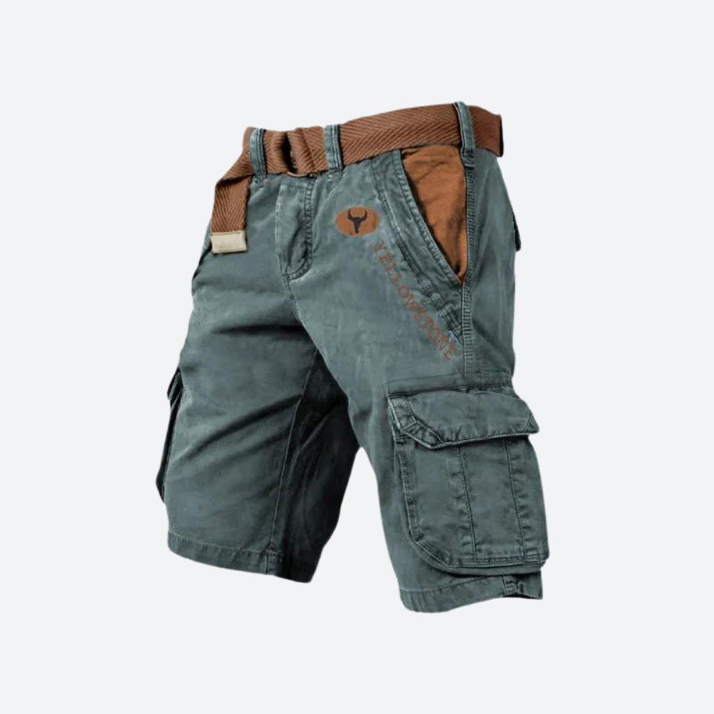 Pantalones cortos cargo para hombre, elegantes y funcionales - Marky