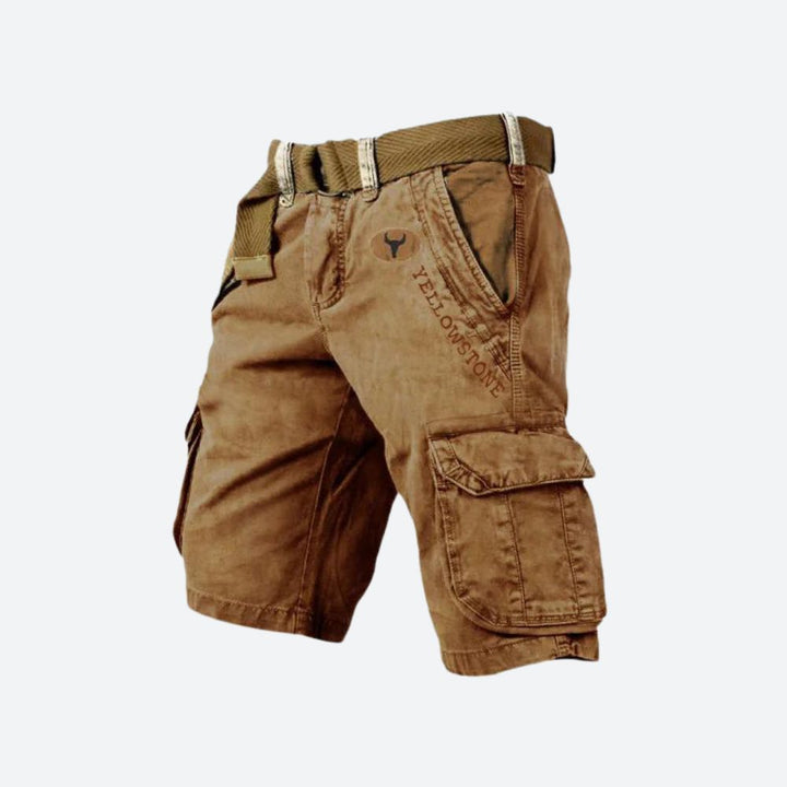 Pantalones cortos cargo para hombre, elegantes y funcionales - Marky