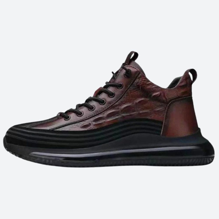 Elegantes zapatos casuales de cuero de vaca para hombre con cómodas almohadillas de aire - Mees