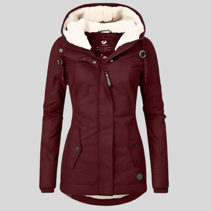 Elena™ - Abrigo Impermeable con Forro Polar