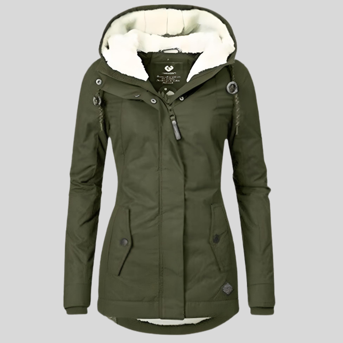 Elena™ - Abrigo Impermeable con Forro Polar