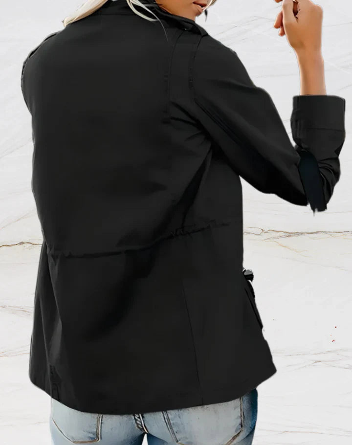 Nora - Chaqueta elegante de manga larga con cuatro amplios bolsillos para mujer