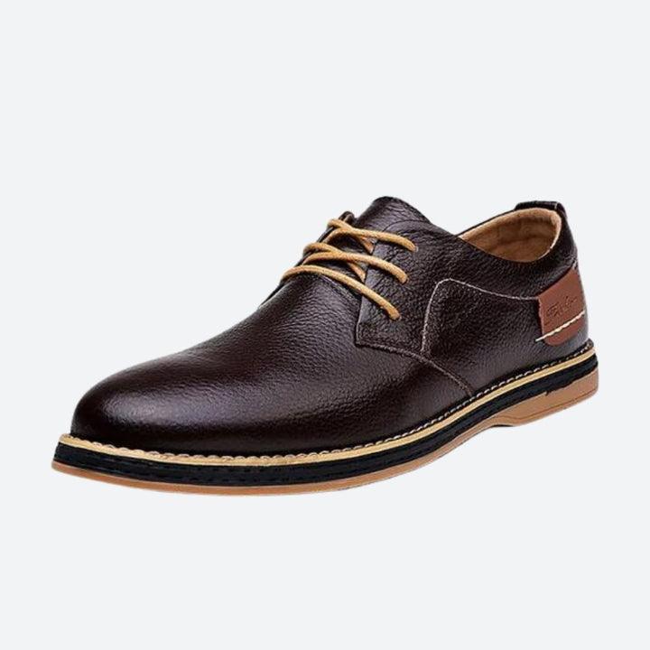 Zapatos de piel para hombre, elegantes y transpirables - Noud
