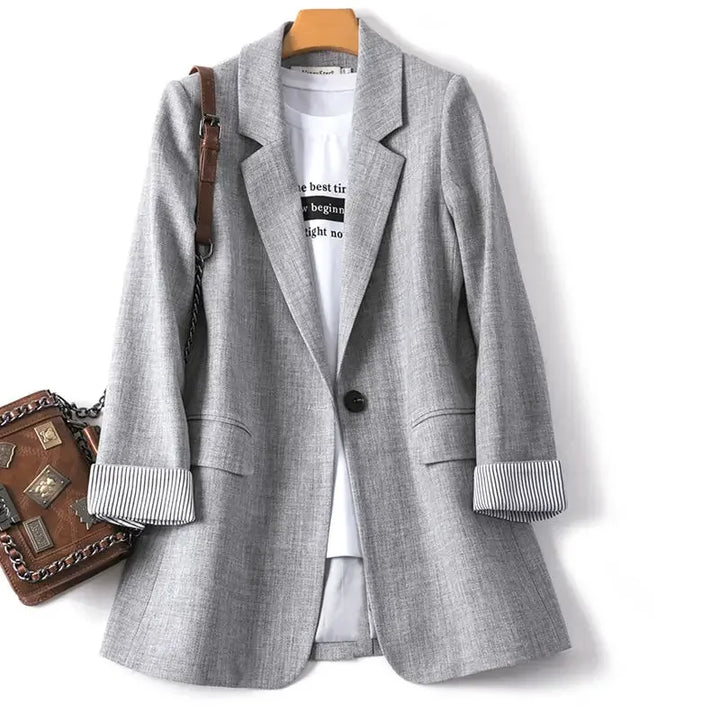 Bella - Elegante blazer patchwork para la mujer a la moda
