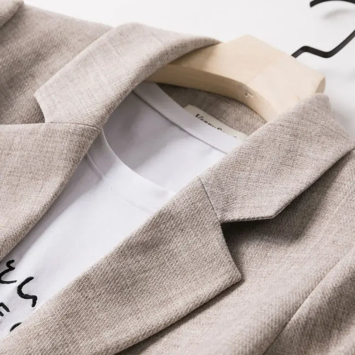 Bella - Elegante blazer patchwork para la mujer a la moda