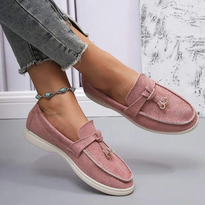 Leah - Mocasines de piel a la moda para mujer