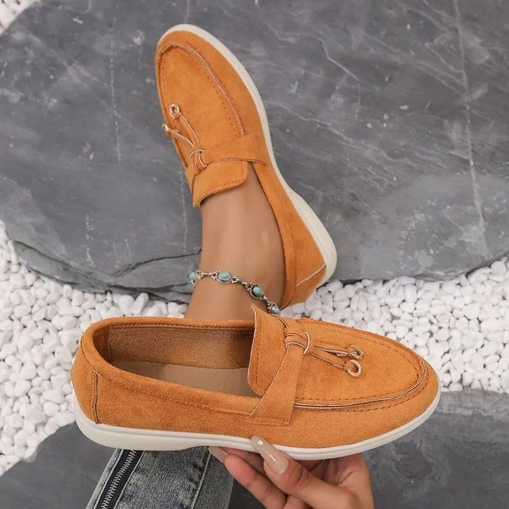Leah - Mocasines de piel a la moda para mujer