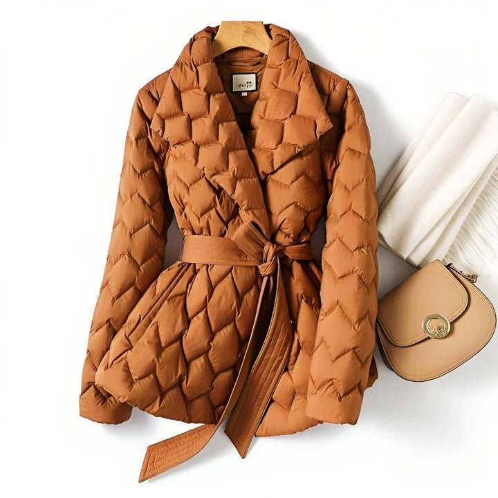 Elena™ - Chaqueta Piumino Elegance en Forro Polar