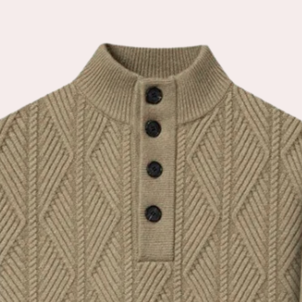 JAIR - Moderno jersey de punto para el hombre moderno
