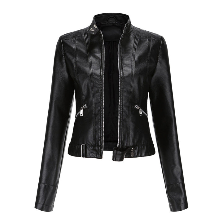 OXANA - Elegante chaqueta corta de piel para mujer