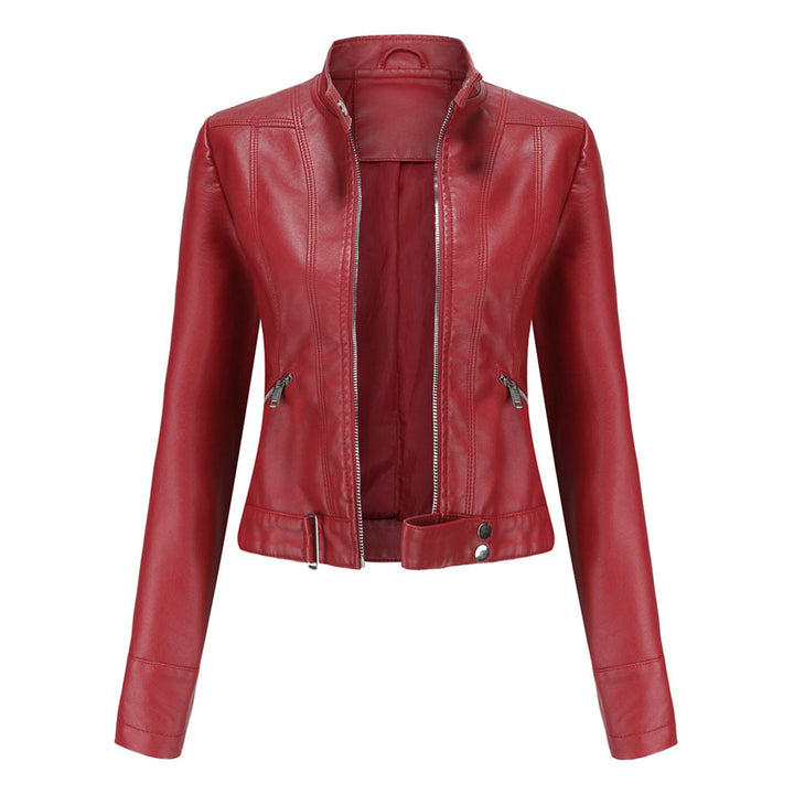 OXANA - Elegante chaqueta corta de piel para mujer