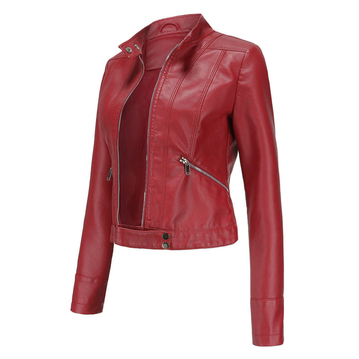 OXANA - Elegante chaqueta corta de piel para mujer