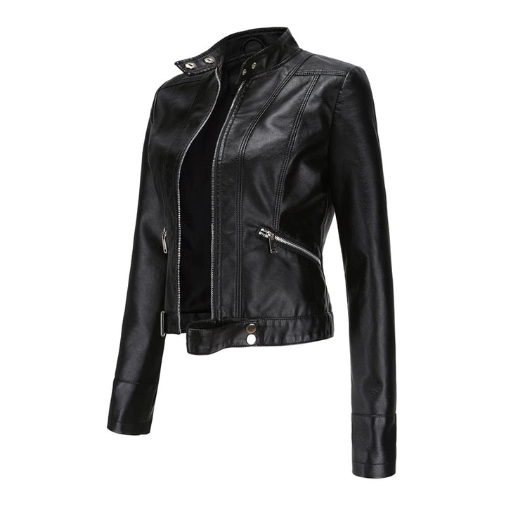 OXANA - Elegante chaqueta corta de piel para mujer
