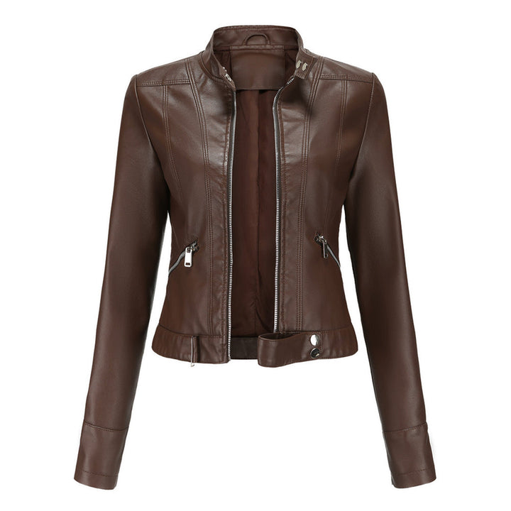 OXANA - Elegante chaqueta corta de piel para mujer
