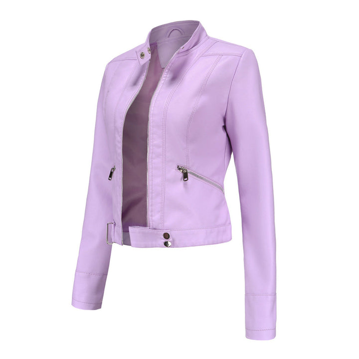 OXANA - Elegante chaqueta corta de piel para mujer