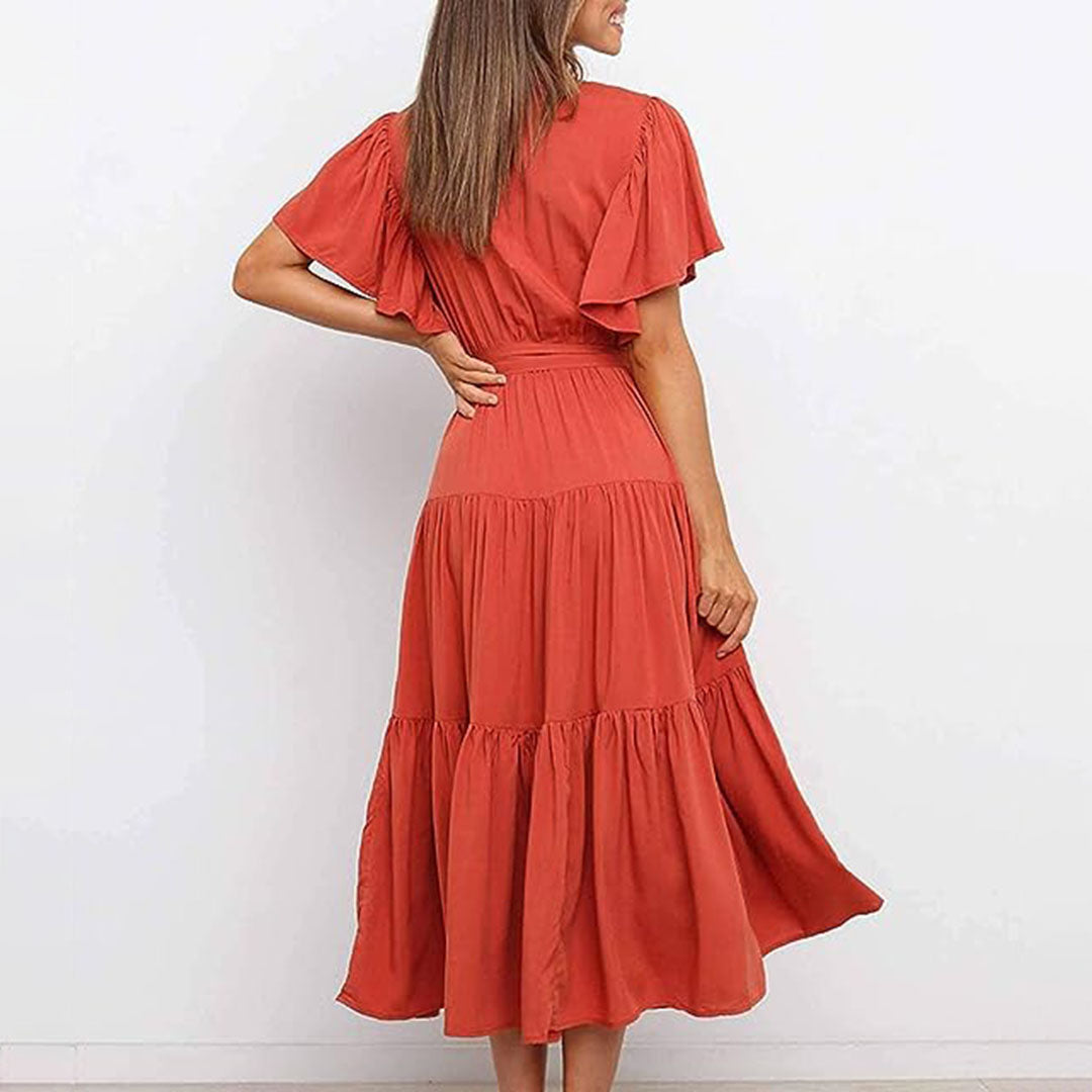 BRYNLEE - Vestido informal elegante y cómodo