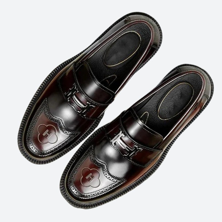 Elegantes zapatos de piel para hombre - Pitou