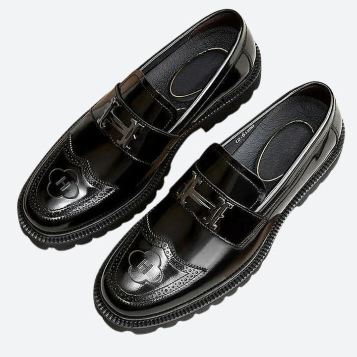 Elegantes zapatos de piel para hombre - Pitou