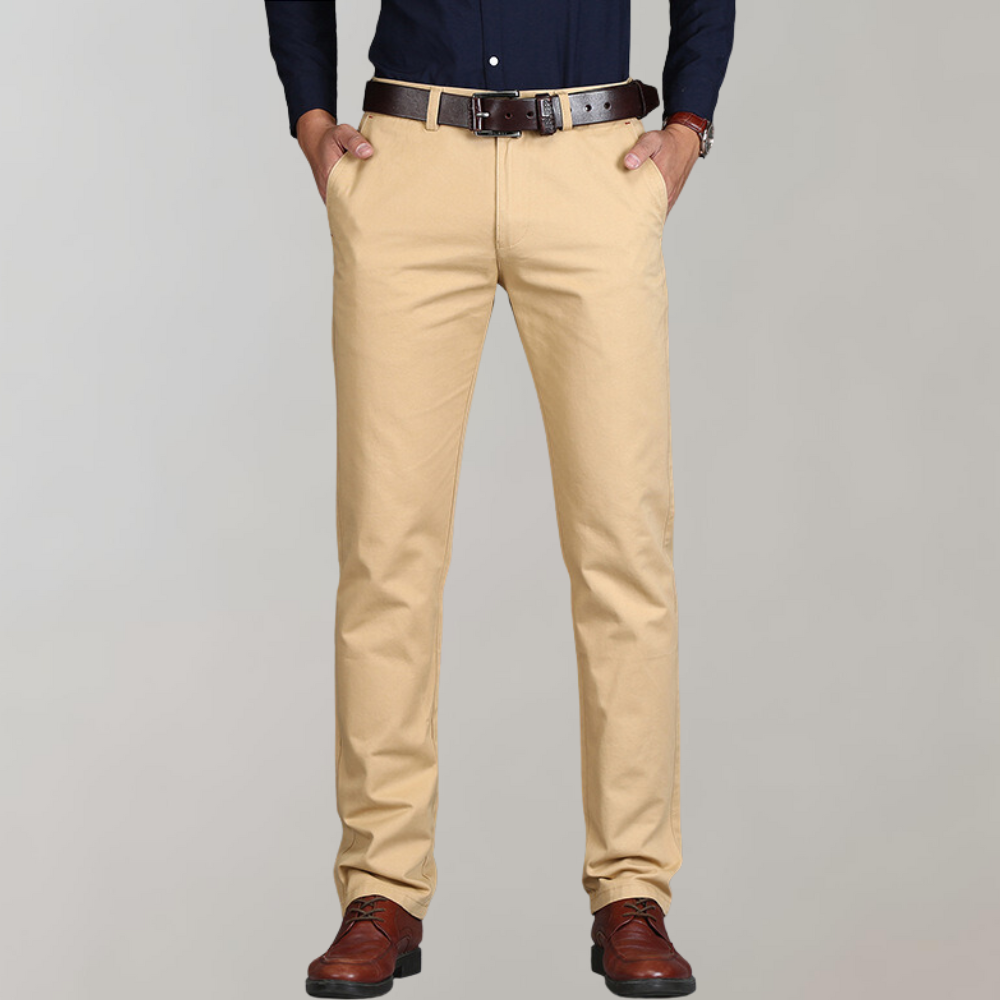 Pelle - Elegantes pantalones chinos para hombre