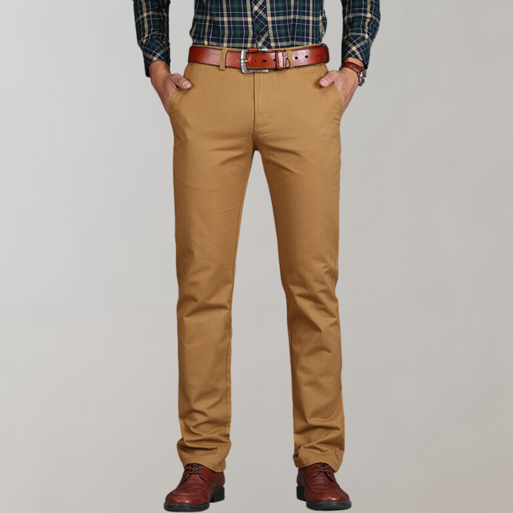 Pelle - Elegantes pantalones chinos para hombre