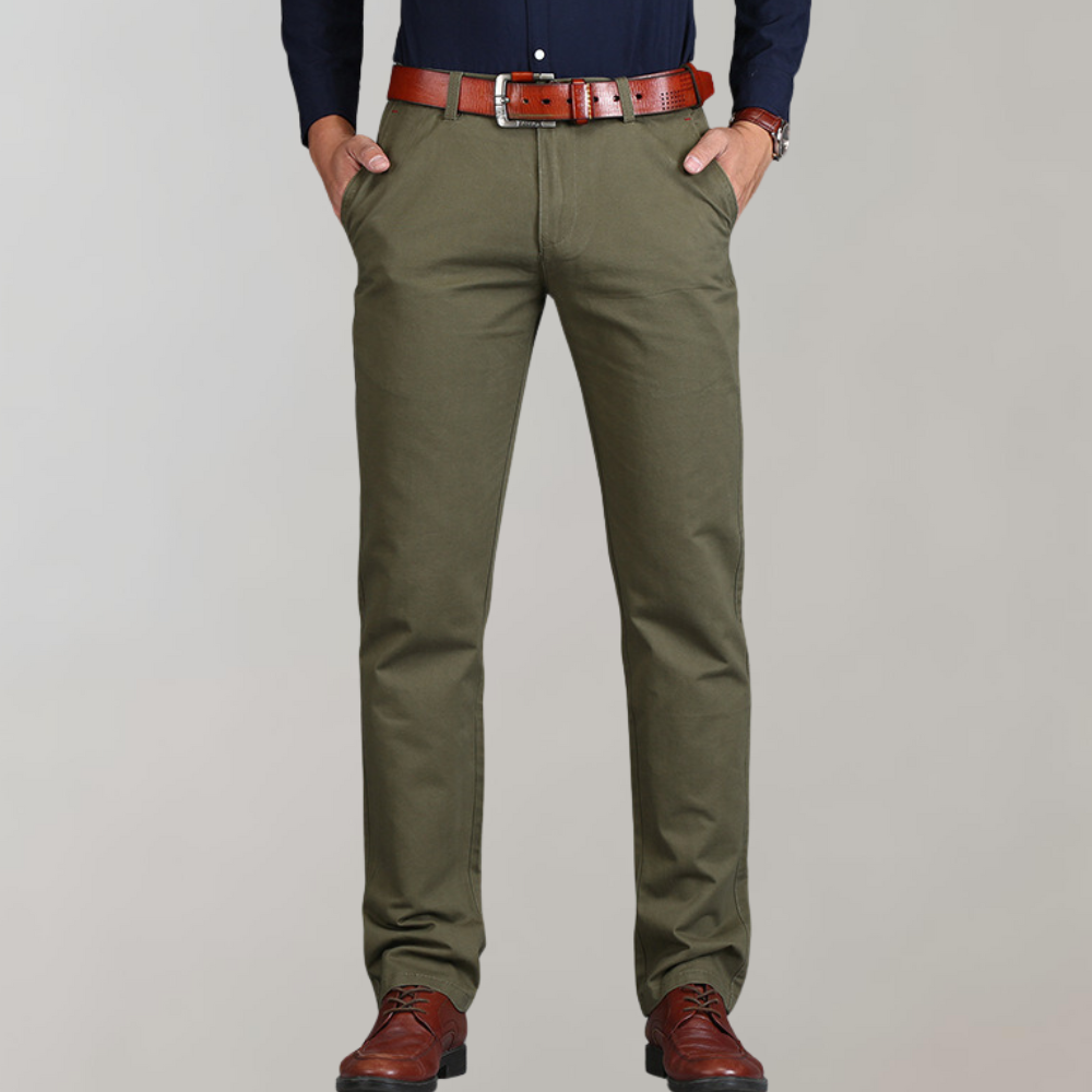 Pelle - Elegantes pantalones chinos para hombre
