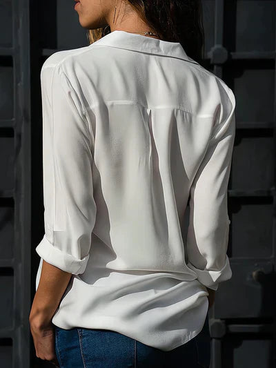 Paula - Elegante y cómoda camiseta de manga larga para mujer