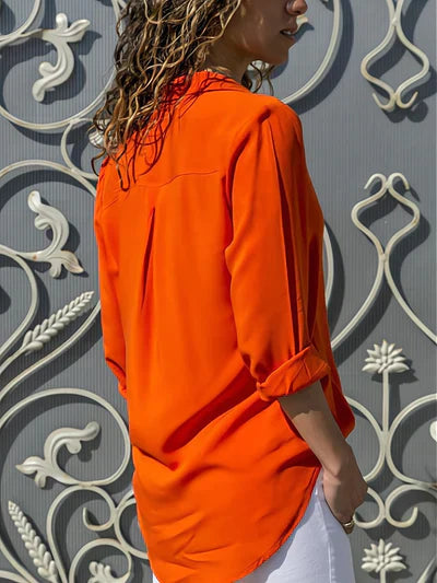 Paula - Elegante y cómoda camiseta de manga larga para mujer