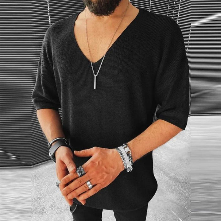 Elegante camisa de verano de punto para hombre - Reinier