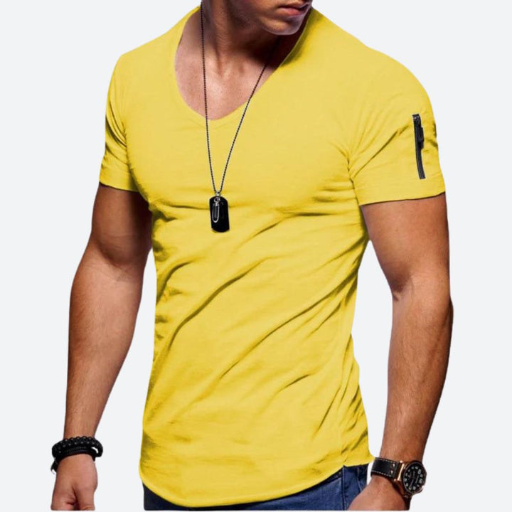 Camiseta musculosa de hombre con cuello en V - Rick