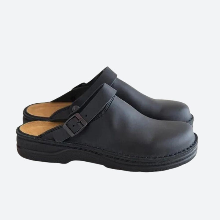 Elegantes zapatillas ortopédicas de piel - Ryker for Ultimate Comfort