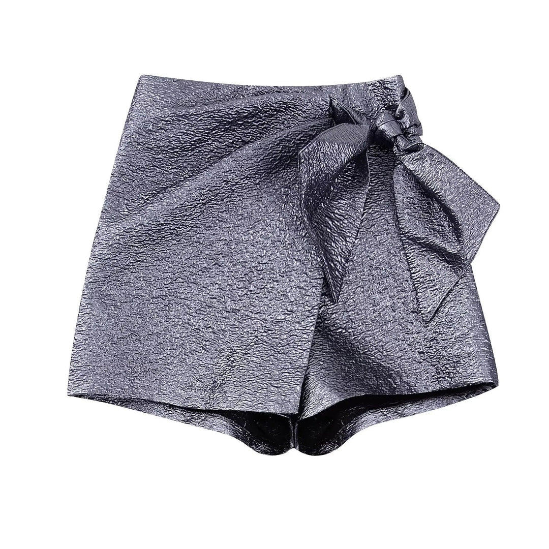 Shane - Elegante pantalón corto para mujer con elegante lazo