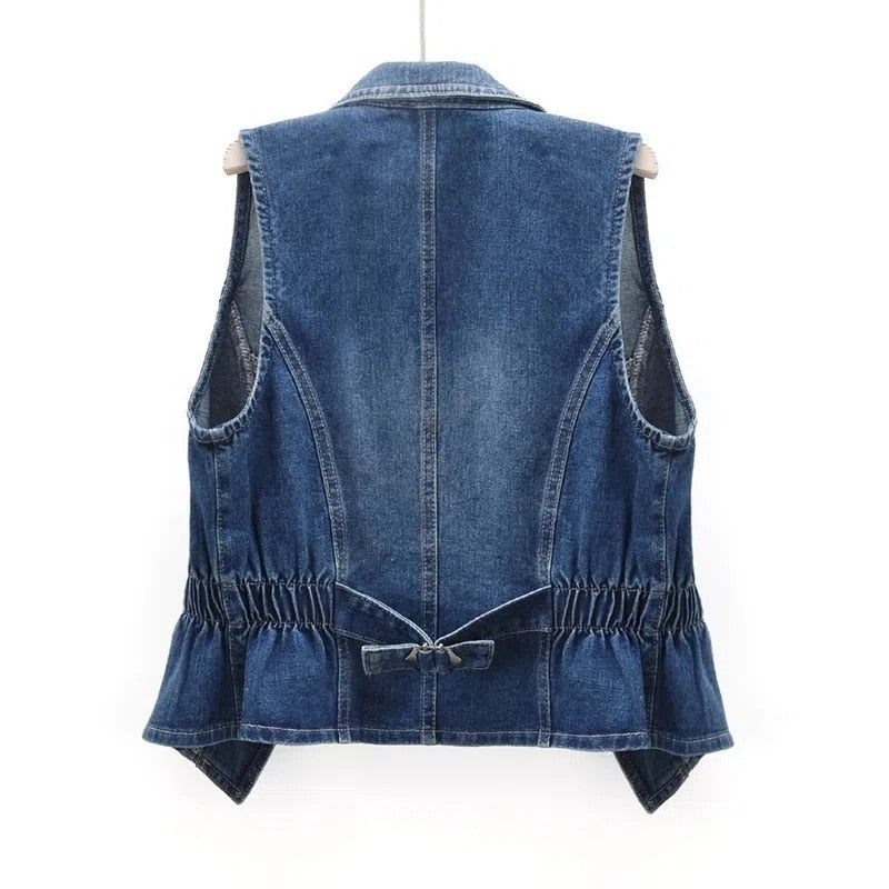 Sophie - Chaqueta de punto vaquera jacquard de moda para mujer