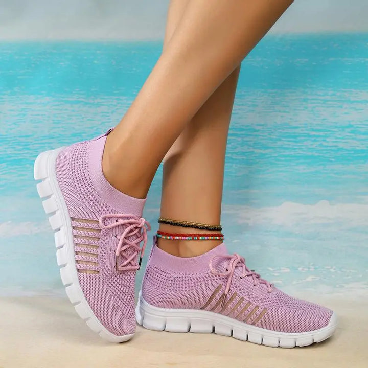 Celia - Zapatillas ortopédicas de malla para mujer de máxima comodidad