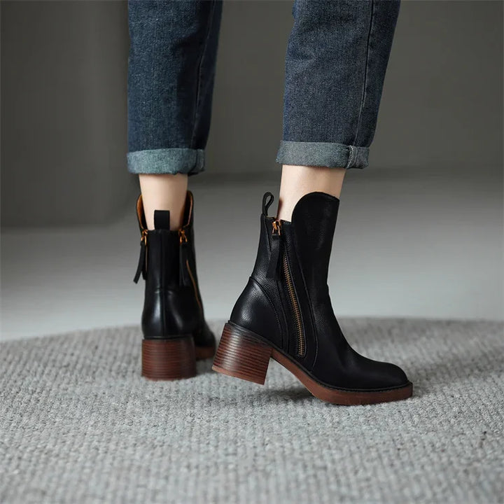 Sophie™ - Botines de cuero premium
