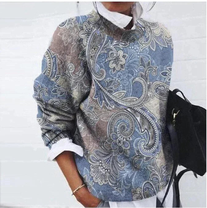 Oliva - Elegante jersey con estampado único