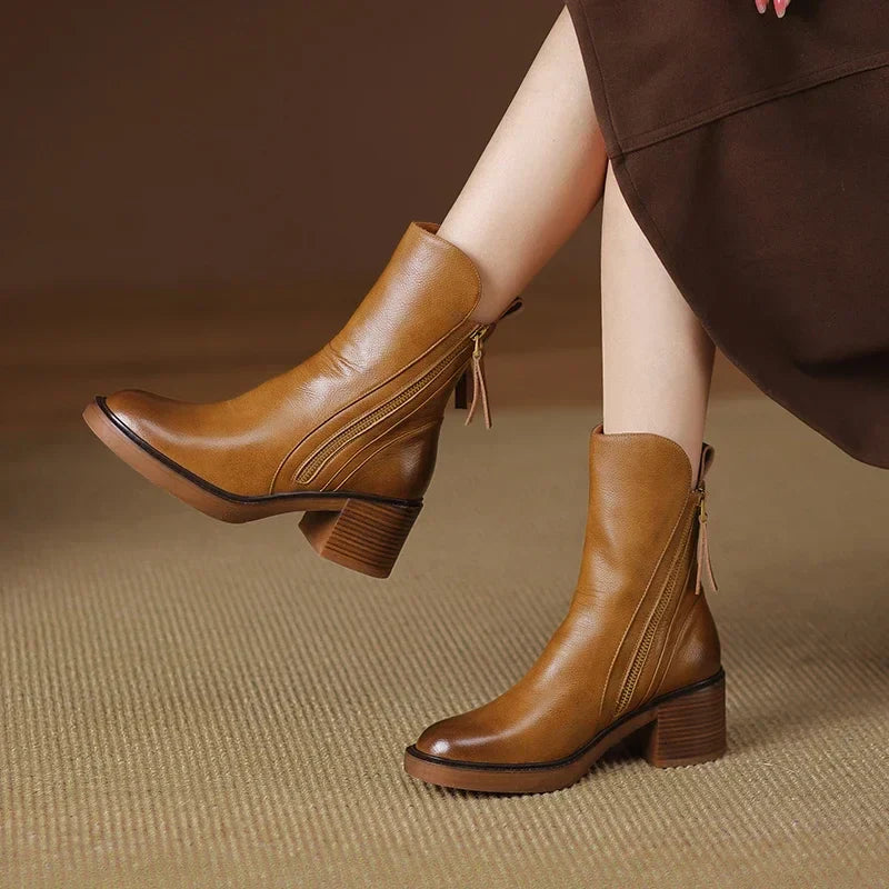 Sophie™ - Botines de cuero premium