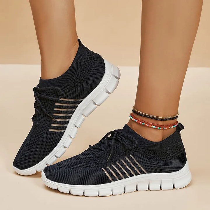 Celia - Zapatillas ortopédicas de malla para mujer de máxima comodidad