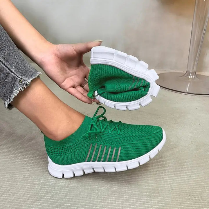 Celia - Zapatillas ortopédicas de malla para mujer de máxima comodidad