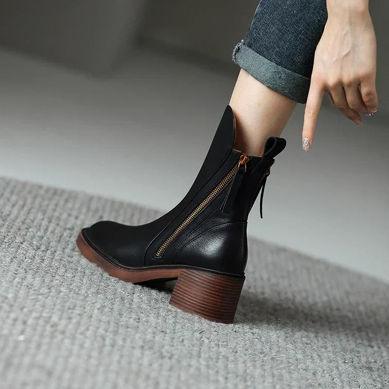 Sophie™ - Botines de cuero premium