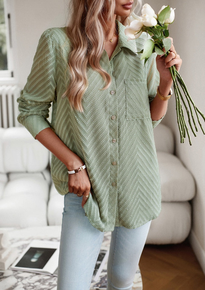 Melanie - Blusa de mujer elegante y cómoda con estampado único