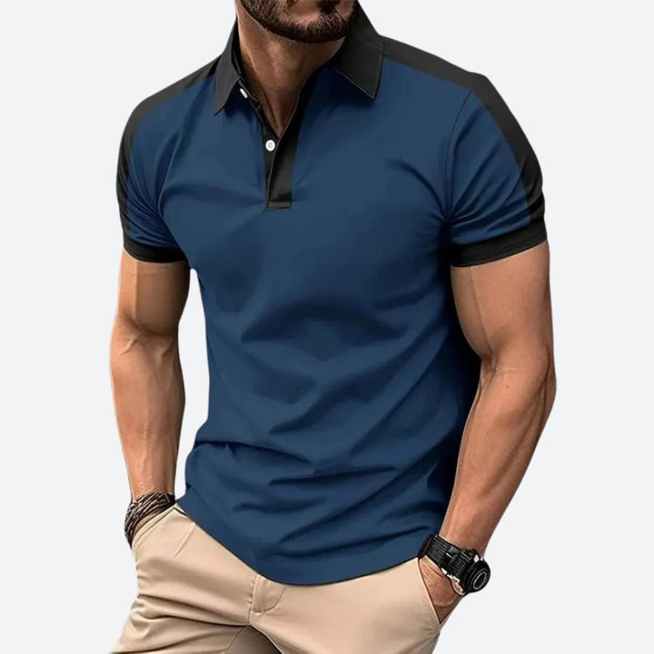 Elegante polo de manga corta para hombre - Sam