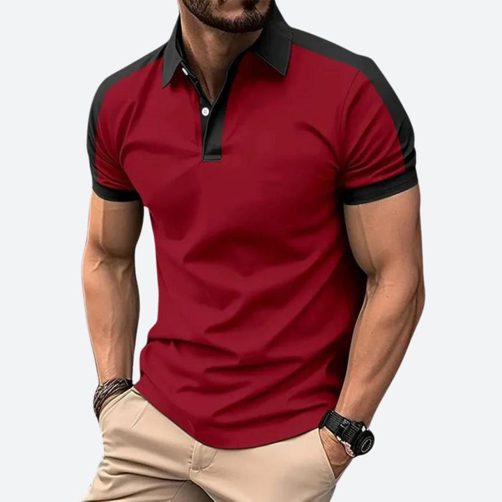 Elegante polo de manga corta para hombre - Sam