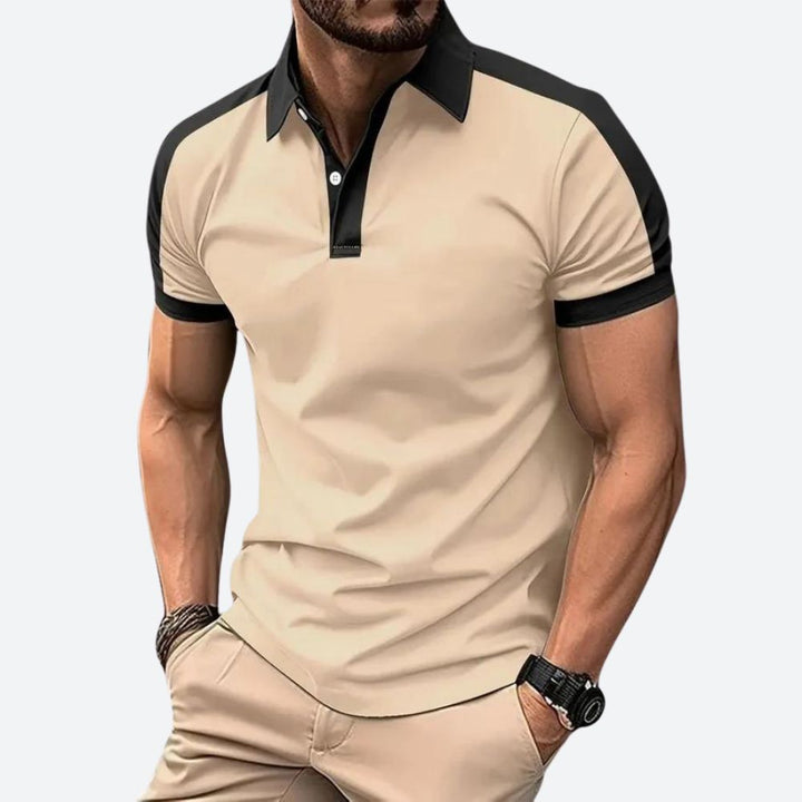 Elegante polo de manga corta para hombre - Sam