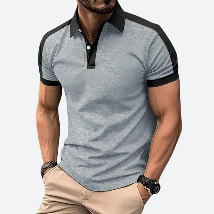 Elegante polo de manga corta para hombre - Sam