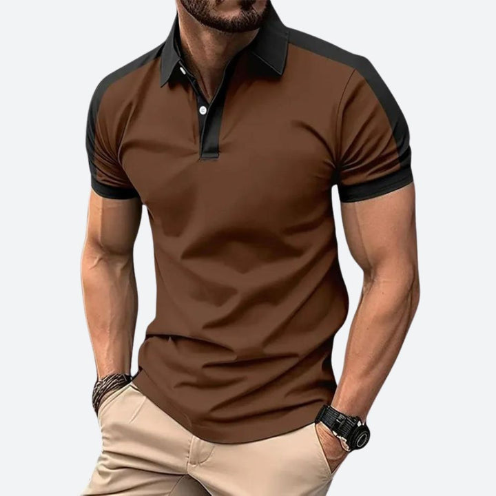 Elegante polo de manga corta para hombre - Sam