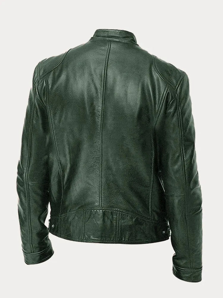 David™ - Chaqueta Casual de Cuero