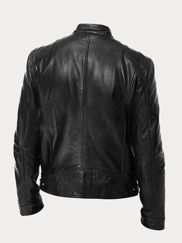 David™ - Chaqueta Casual de Cuero